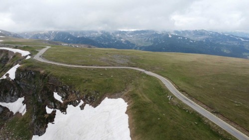 Blízko nejvyššího bodu Transalpiny