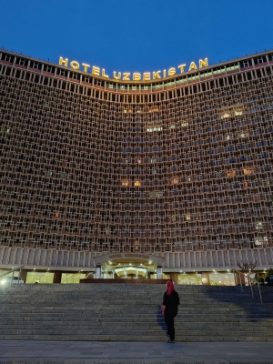 Ikonický hotel Uzbekistán